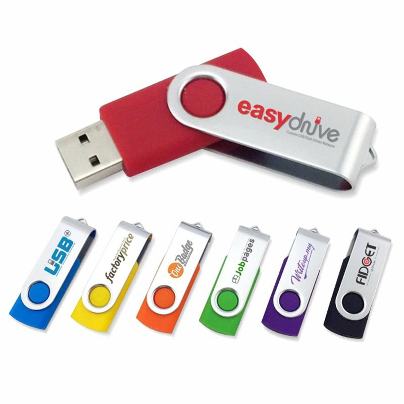 Nieuwe aankomst USB Penaandrijving 4 GB 8 GB 16 GB 32 GB Kleurrijke Swivel U Disk Small USB Flash Drive